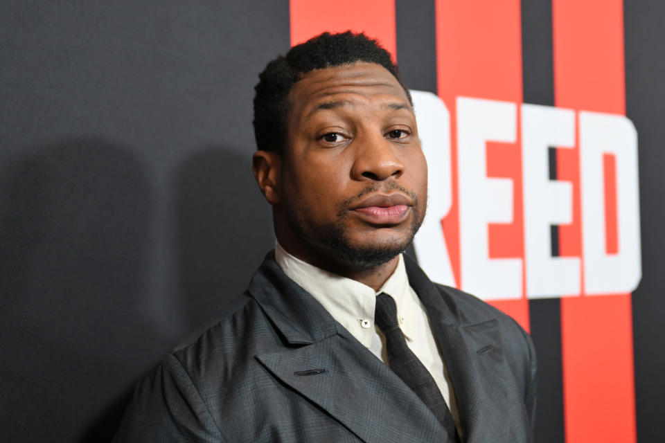 Closeup of Jonathan Majors