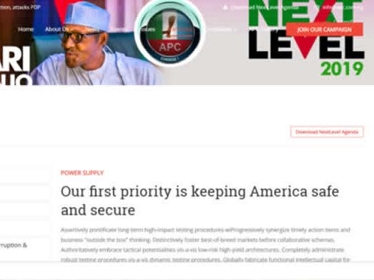 Screen grab shows APC's website before wording was updated (APC)