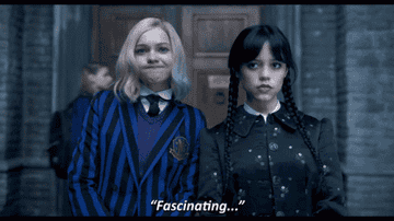 Wednesday Addams saying "Fascinating"