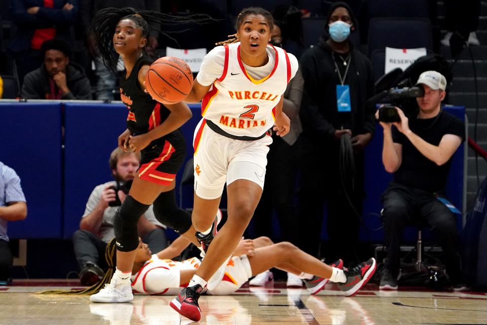 Purcell Marian's Dee Alexander was the Ohio Division III player of the year as a freshman in 2022.