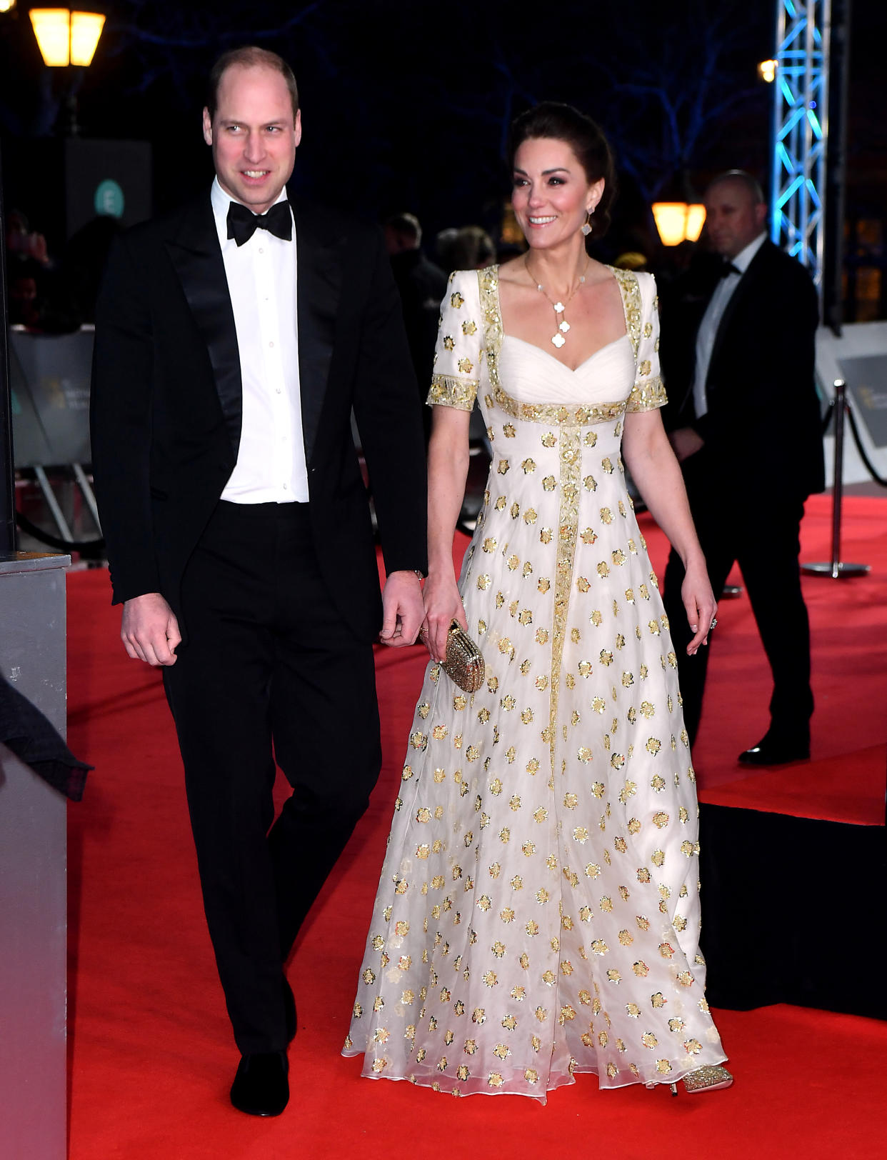 The Duke and Duchess of Cambridge at the 2020 Baftas