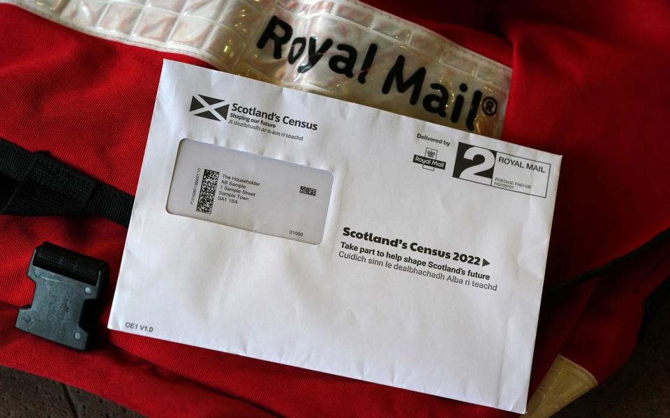 The Scottish census - Andrew Milligan/PA Wire