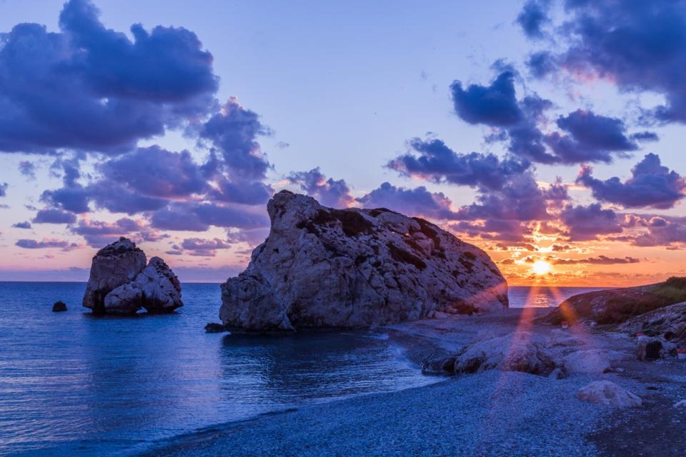The average daily maximum temperature in Paphos is around 19C in December (Getty Images)