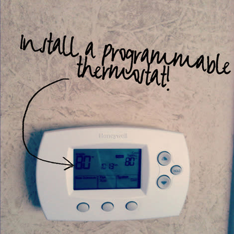 Adjust your thermostat 