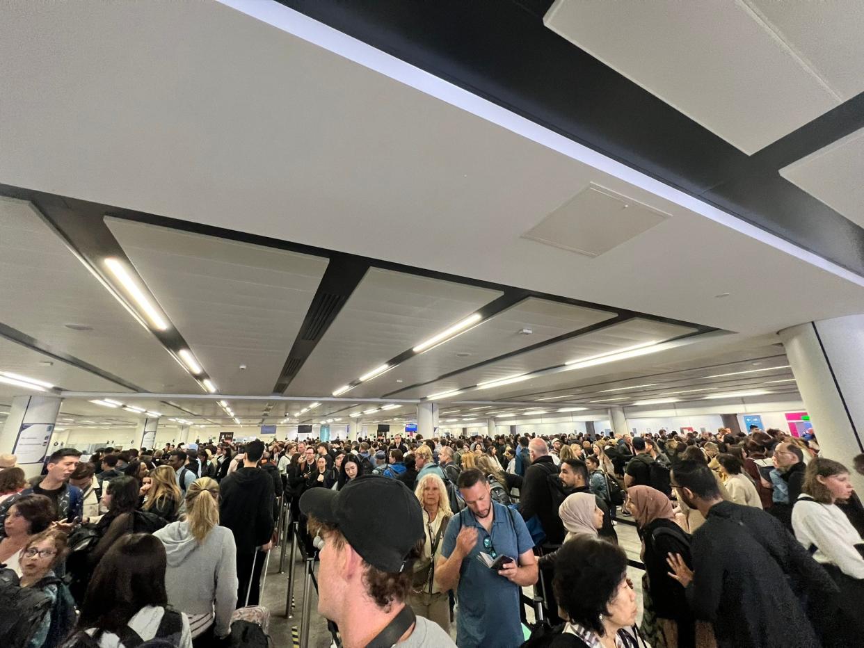 A passenger has told of “long delays at passport control” at Gatwick Airport upon his arrival there on Saturday morning (Luke Kerr)