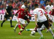 Soccer Football - Bayern Munich v Mainz - Bundesliga - Allianz Arena, Munich, Germany - 22/4/17 Bayern Munich's Thiago Alcantara scores their second goal Reuters / Michaela Rehle Livepic