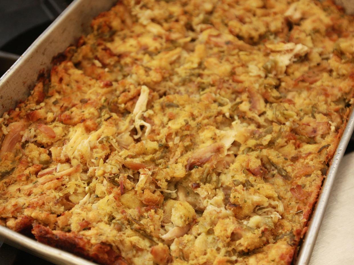 It may not be the prettiest dish, but this Chicken Casserole Supreme is a favorite at church suppers, picnics, dinners and other events across small-town and rural Iowa.