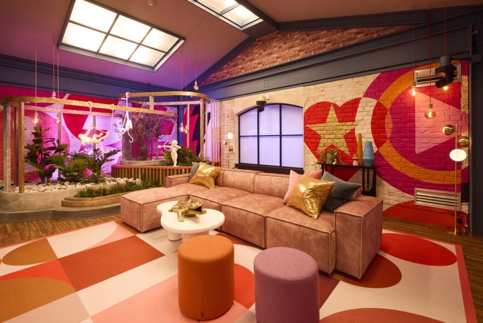 celebrity big brother 2024 house cosy sofa