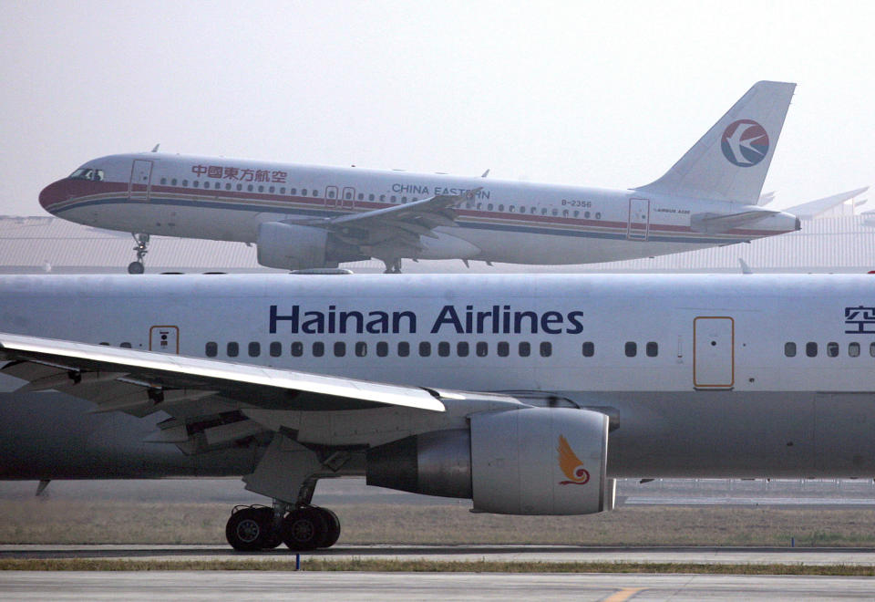 <b>Safest</b><br>Rank 8: Hainan Airlines is the largest privately owned air transport company and the fourth largest airline in terms of fleet size in the People's Republic of China. It operates scheduled domestic and international services on 500 routes from Hainan and nine locations on the mainland, as well as charter services. (AFP PHOTO/GOH CHAI HIN)