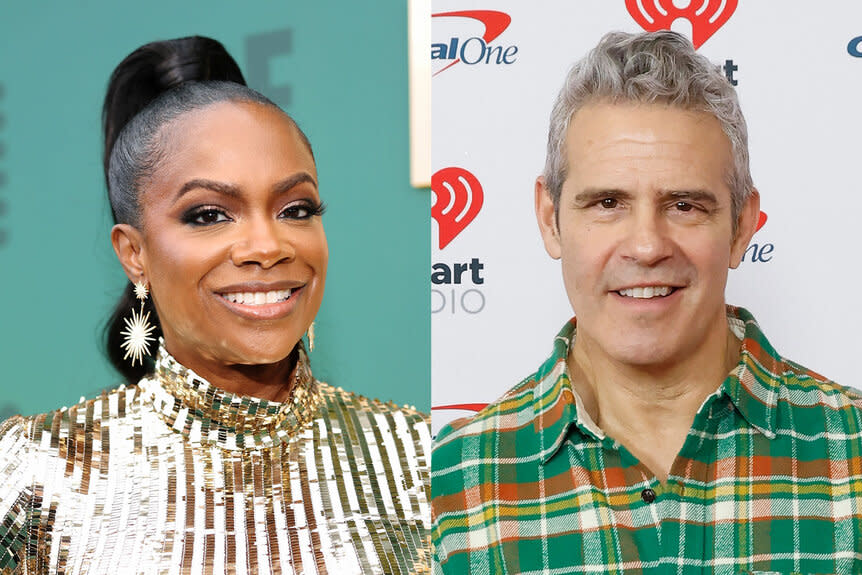 A split of Kandi Burruss and Andy Cohen.