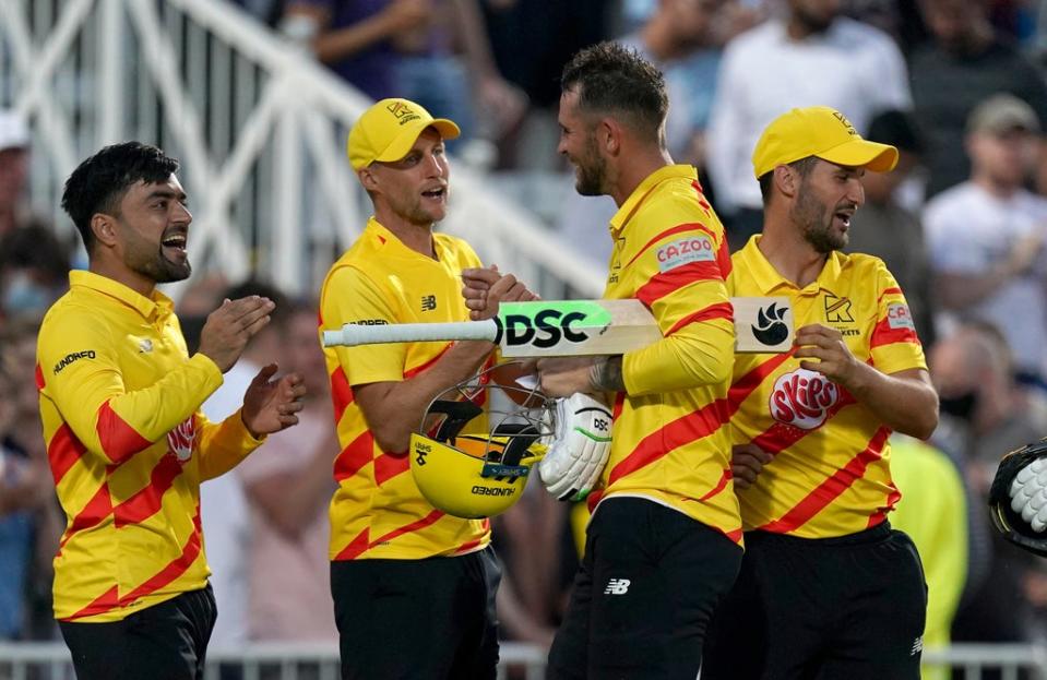 Joe Root played for Trent Rockets in the inaugural Hundred season (Tim Goode/PA) (PA Wire)