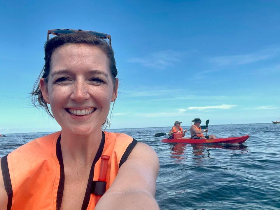 As a vaccinated passenger, I was able to go kayaking through a Carnival-affiliated tour operator.