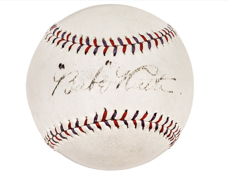 Babe Ruth Autographed Baseball