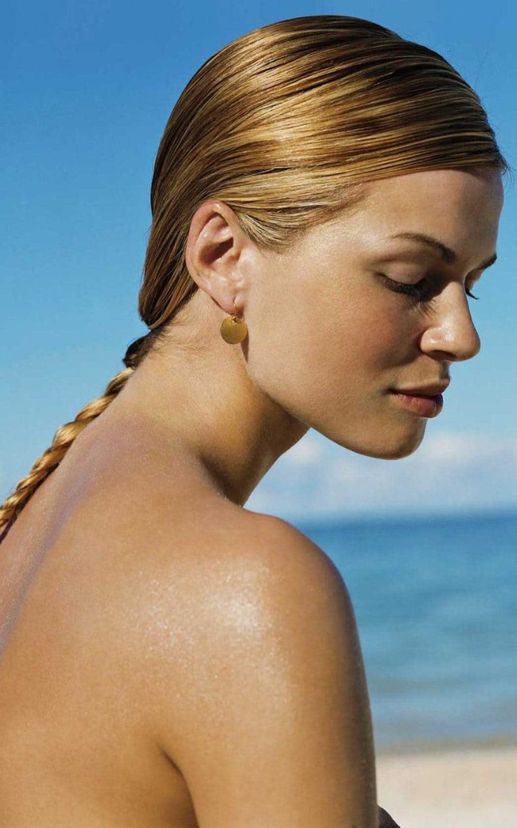 Woman on beach