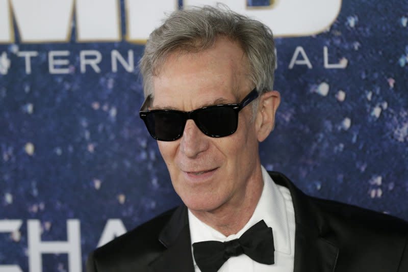 Bill Nye arrives on the red carpet at the "Men In Black International" premiere at AMC Loews Lincoln Square 13 on June 11, 2019, in New York City. The TV personality turns 68 on November 27. File Photo by John Angelillo/UPI