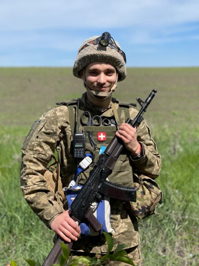 Combat medic Oleksandr <span class="copyright">Courtesy of Oleksandr</span>