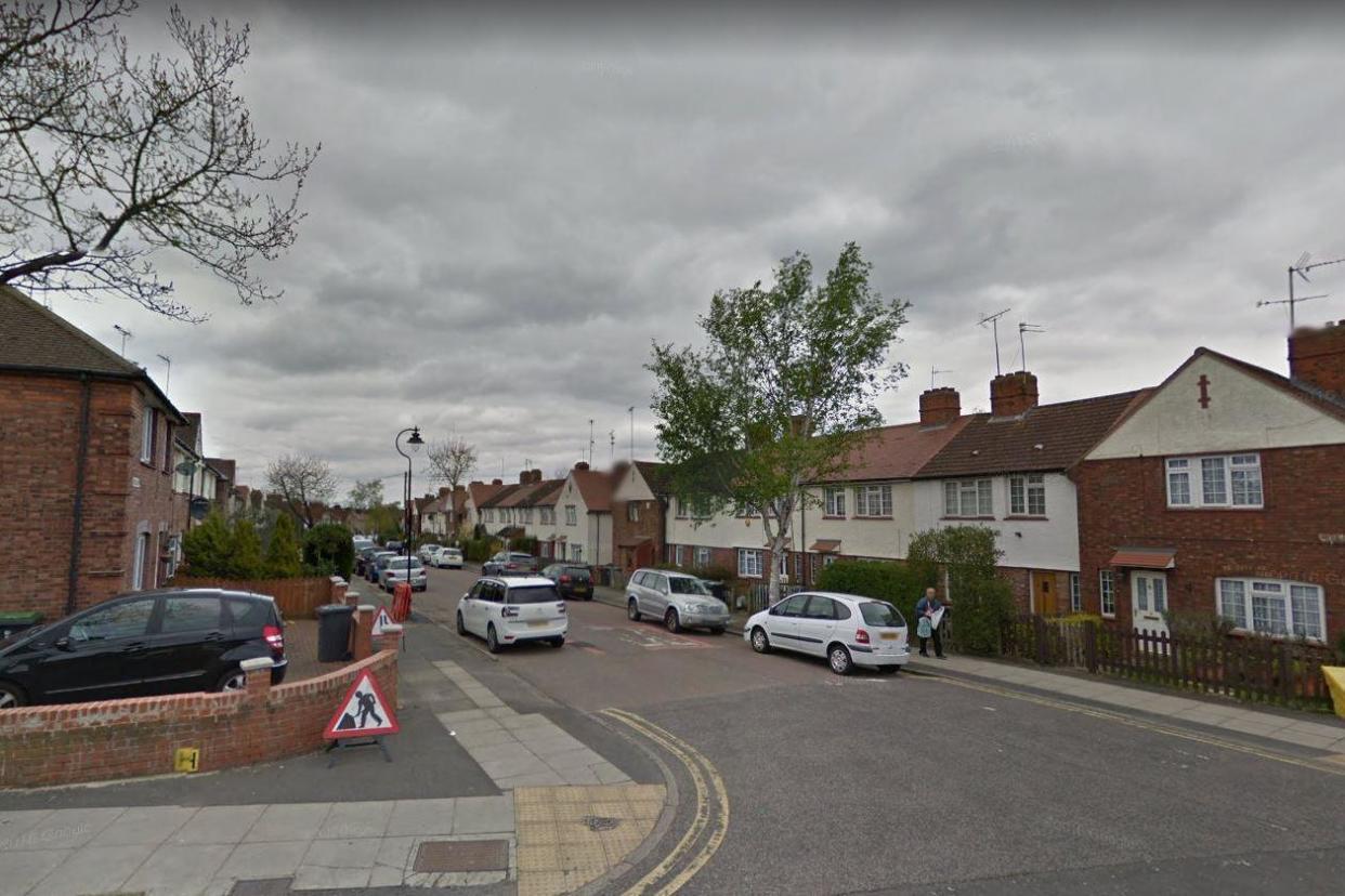 Police were called to an address in Hill Road, Muswell Hill: Google