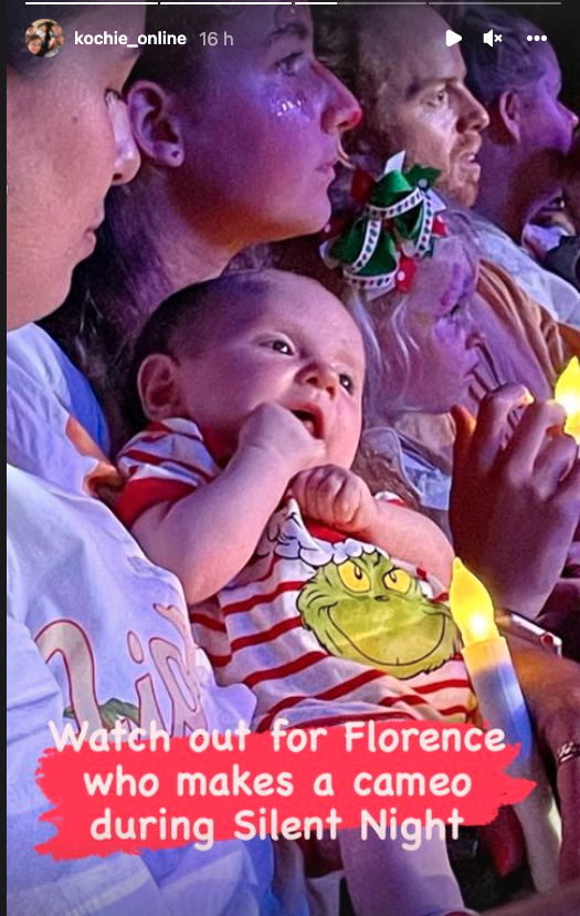 Kochie's grandchild Florence