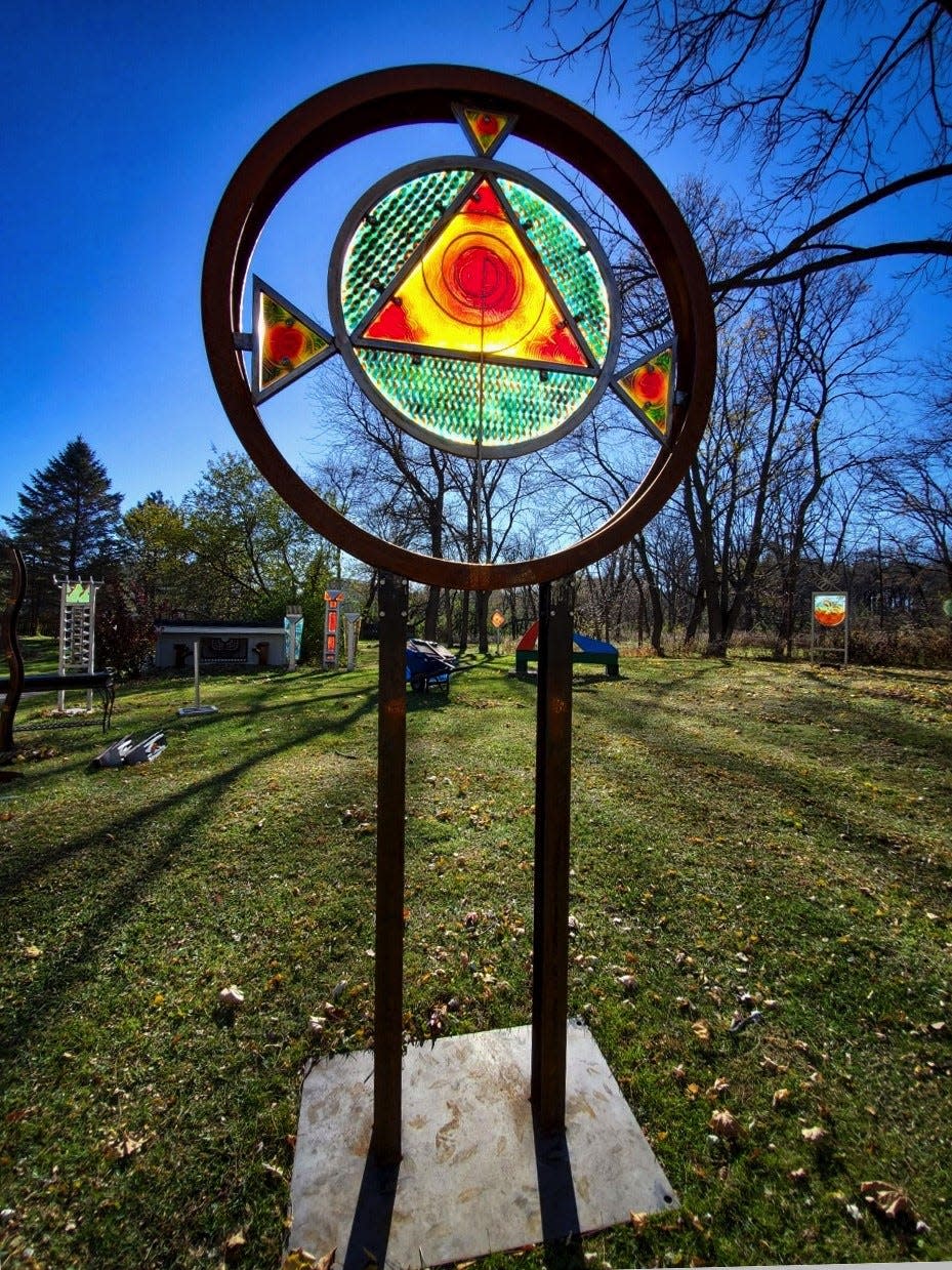 The free Lake Country Art & Garden Tour: Sculpture in Bloom, on June 25, features the sculpture gardens of artist Joel Pfeiffer in Hartland.