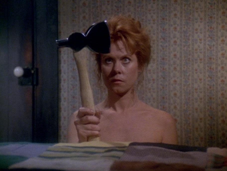 Elizabeth Montgomery appears as Lizzie Borden in the 1975 TV film "The Legend of Lizzie Borden."