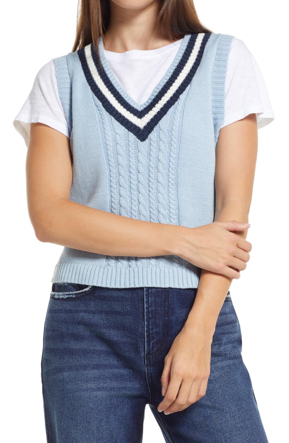 Collegiate Sweater Vest