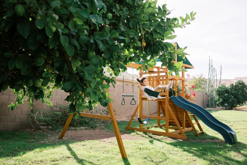 Get Your Kids Outdoors With These Backyard Swing Sets