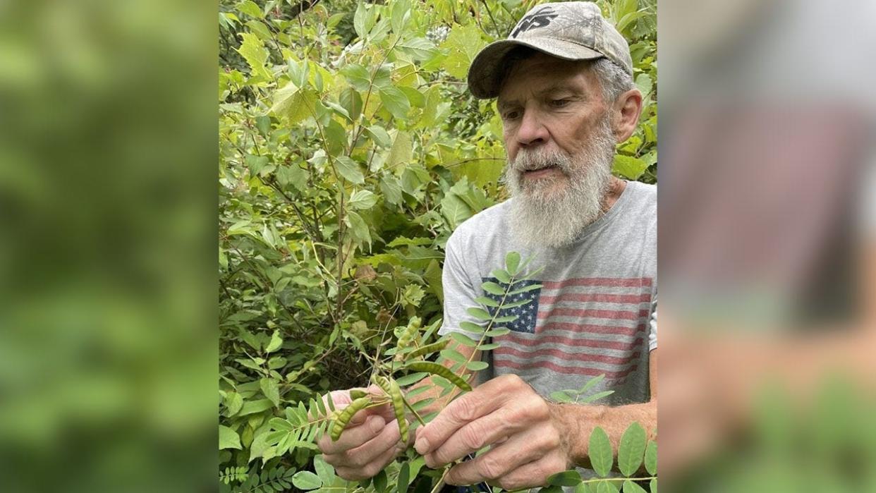 <div>George Riggin, a trained volunteer for the DNRs Rare Plant Monitoring Program, and Bridget Rathman, DNR Habitat Biologist, spotted the Maryland senna. Prior to their rediscovery, the plant had not been seen in Wisconsin since 1911. (Credit: Wisconsin DNR)</div>