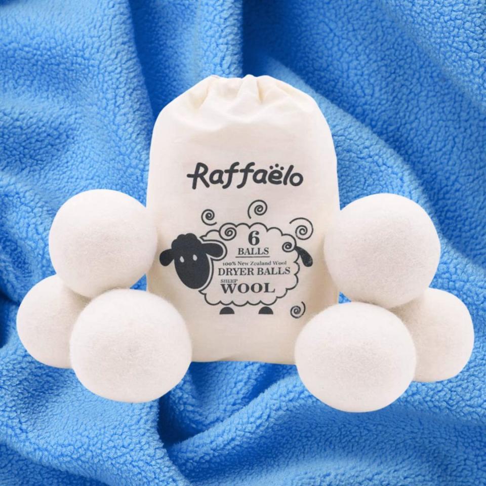 Removing pet hair from clothes is a notoriously difficult task, and these reusable, static-reducing and all-natural wool dryer balls are meant to attract fur from clothes while also helping to speed up drying time. They claim to work on all kinds of fabrics including linen and cotton and won't irritate sensitive skin, unlike some fragranced dryer sheets.  Promising Amazon review: 