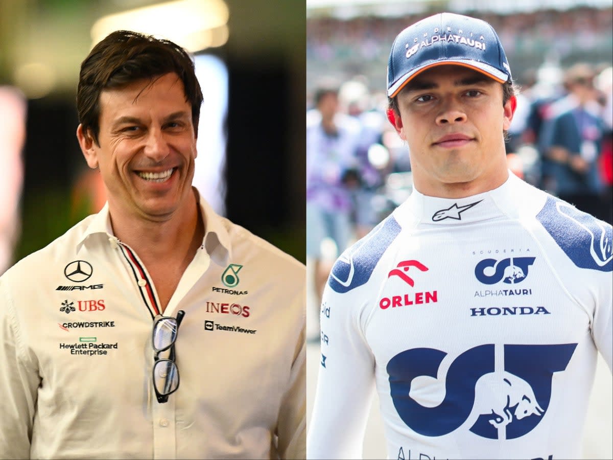 Toto Wolff has a theor as to why Nyck de Vries was sacked by AlphaTauri  (Getty Images)