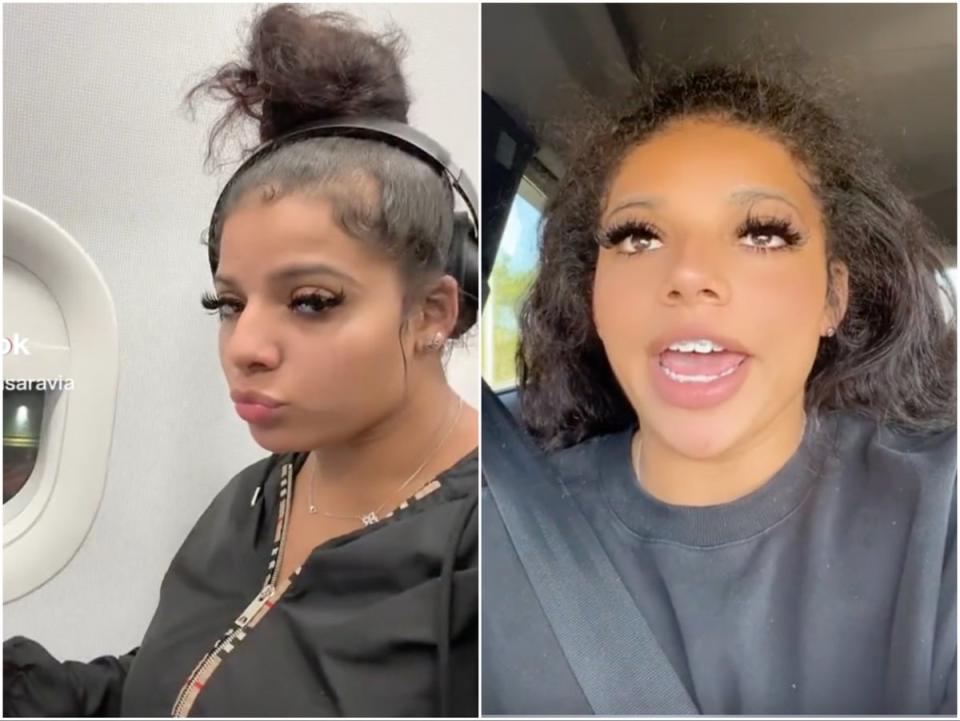 Mikayla Saravia is suing her ex-boyfriend for posting revenge porn (Screenshots / TikTok / itsmikaylasaravia)