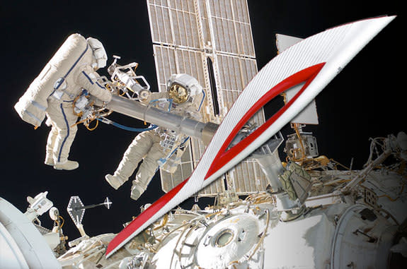 The Olympic torch for the 2014 Winter Olympics in Sochi, Russia will go where no torch has gone before: out on a spacewalk from the International Space Station.