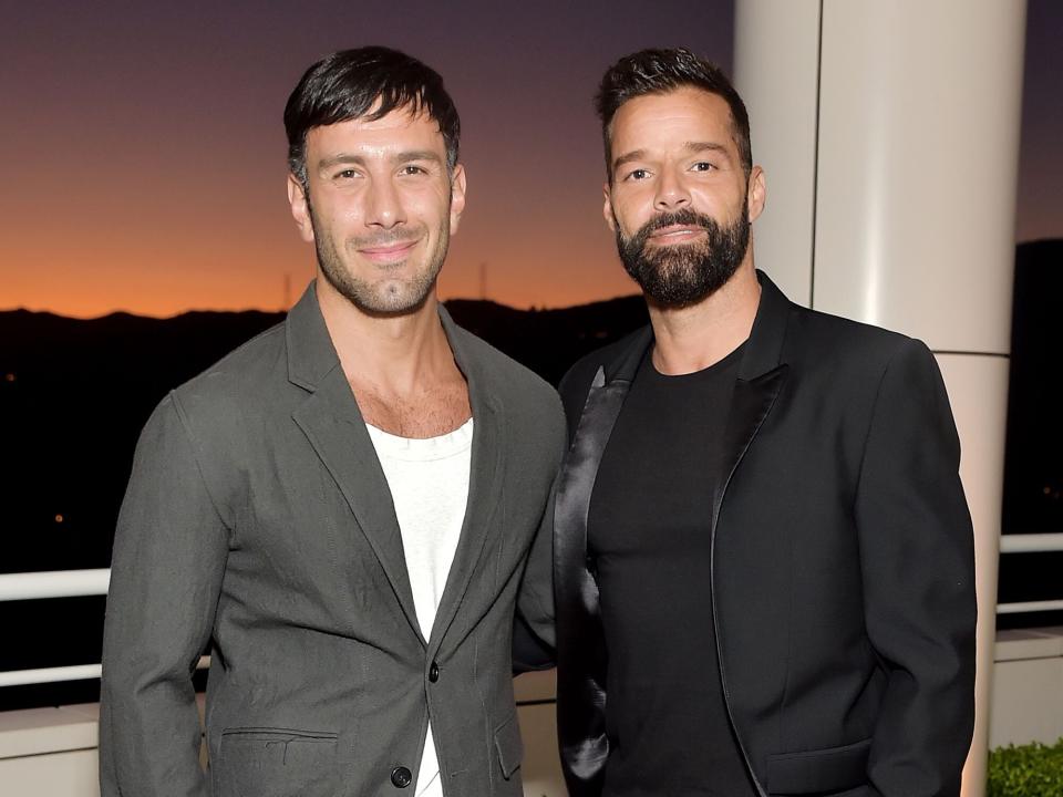 Jwan Yosef and Ricky Martin