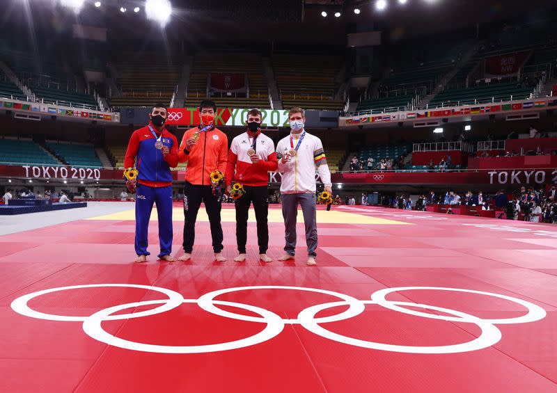 Judo - Men's 81kg - Medal Ceremony