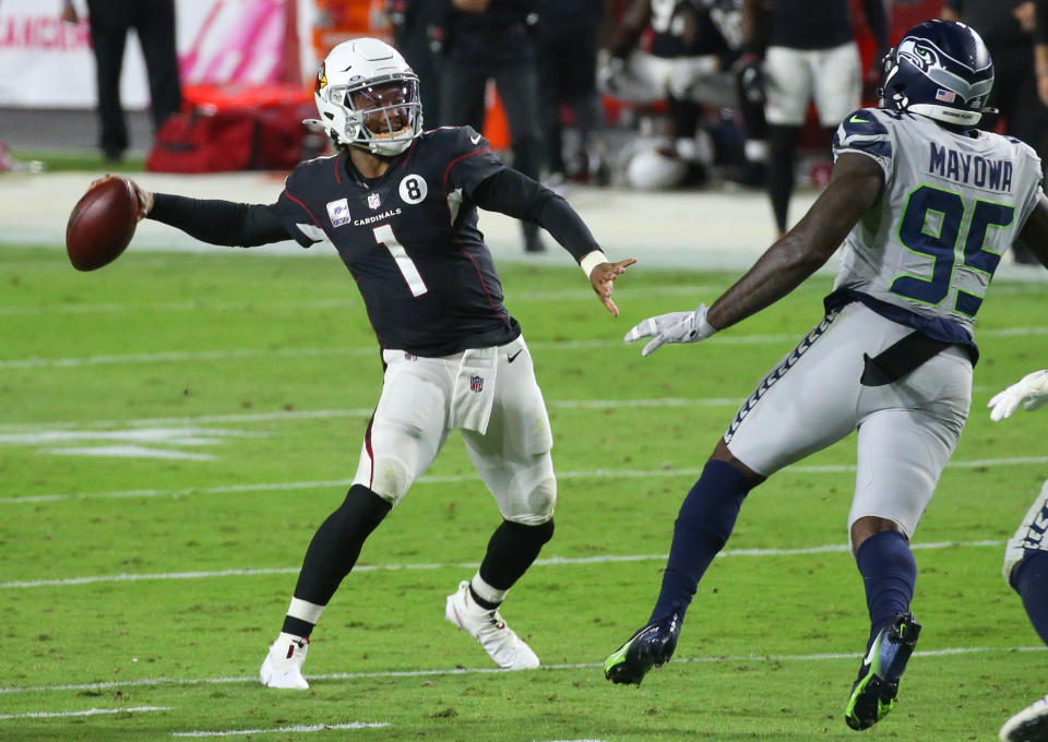 Kyler Murray is stepping up. (Christian Petersen/Getty Images)