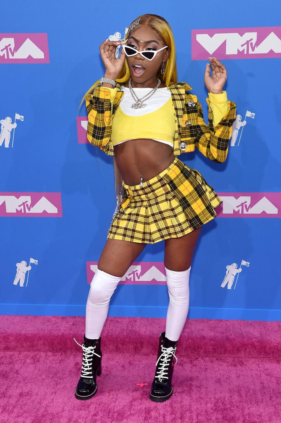 Asian Doll attends the MTV VMAS