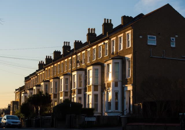 Row of terraced houses