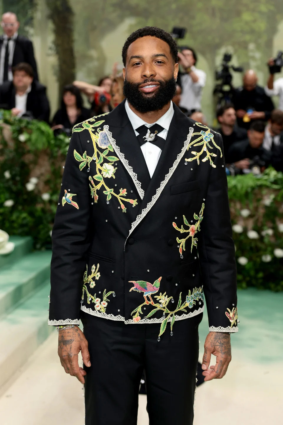 NEW YORK, NEW YORK - MAY 06: Odell Beckham Jr. attends The 2024 Met Gala Celebrating 