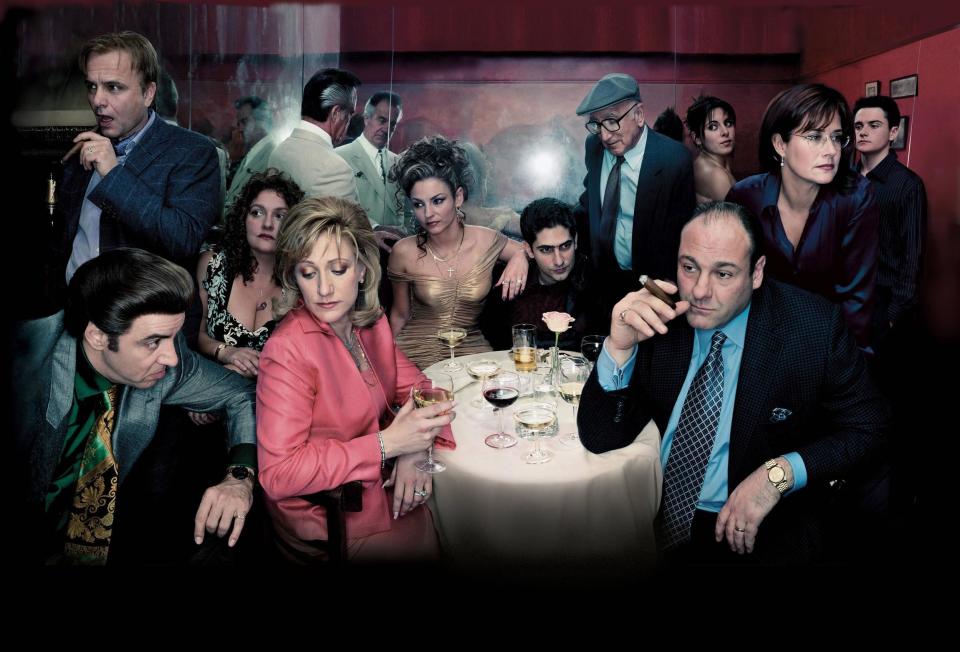 The cast of <em>The Sopranos.</em> (Photo: HBO)