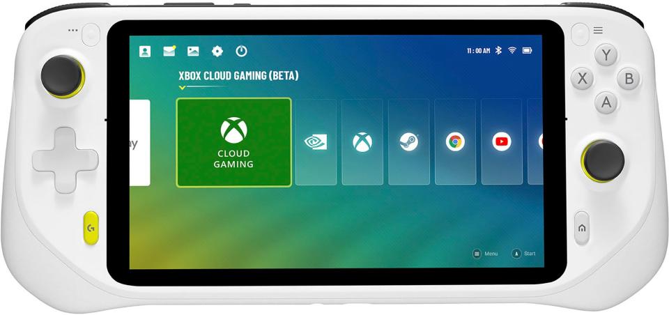 Logitech - G CLOUD Gaming Handheld Console.https://www.bestbuy.com/site/logitech-g-cloud-gaming-handheld-console-white/6515261.p?intl=nosplash&skuId=6515261. Credit: Best Buy