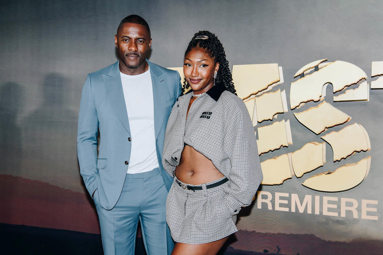 Idris Elba and Isan Elba (Nina Westervelt / Variety via Getty Images)