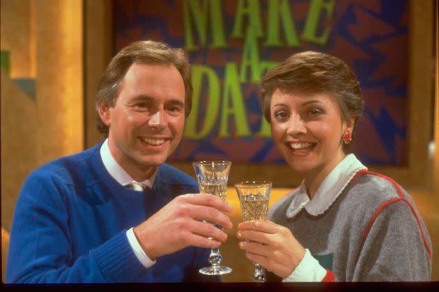 Nick Owen and Anne Diamond pictured in the late 1980s