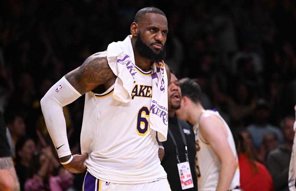 LeBron James and the Los Angeles Lakers are in the play-in tournament for the second time in three seasons.