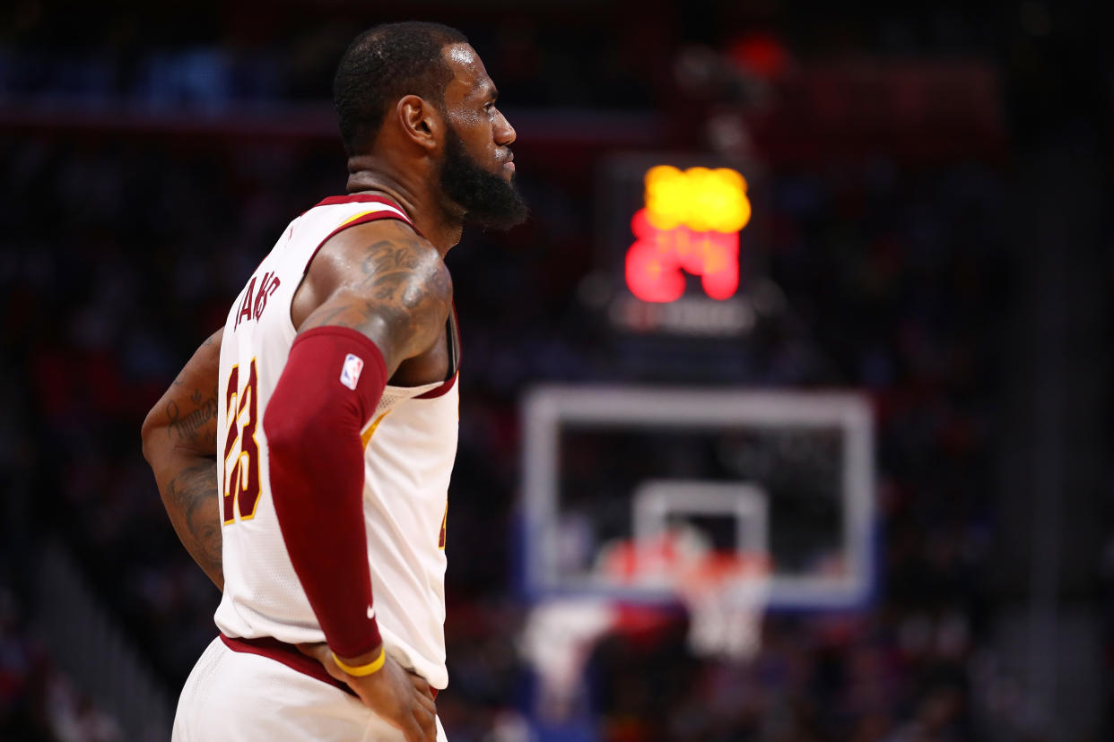 Seven months ago, the prospect of LeBron James leaving Cleveland again seemed all but unthinkable. But unthinkable stuff is happening to the Cavs these days. (Getty)