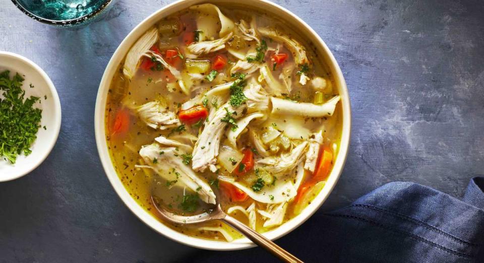 Rotisserie Chicken Noodle Soup