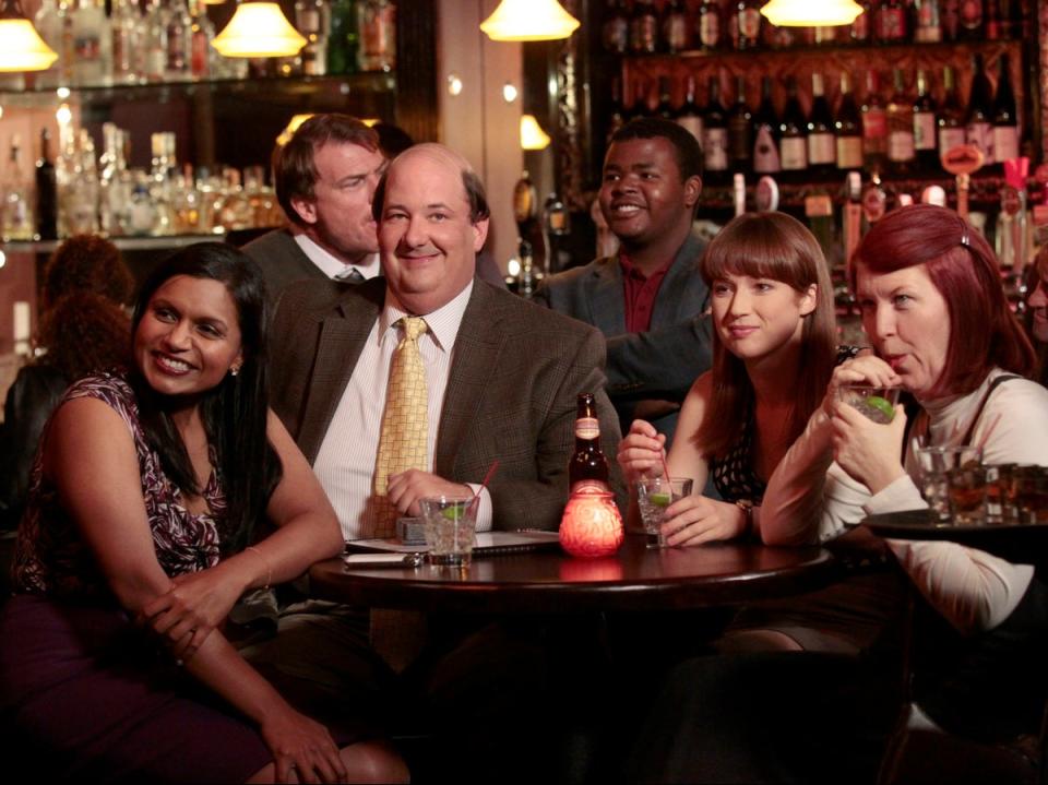 Kaling (left) among her co-workers in season eight of ‘The Office' (Chris Haston/NBC)