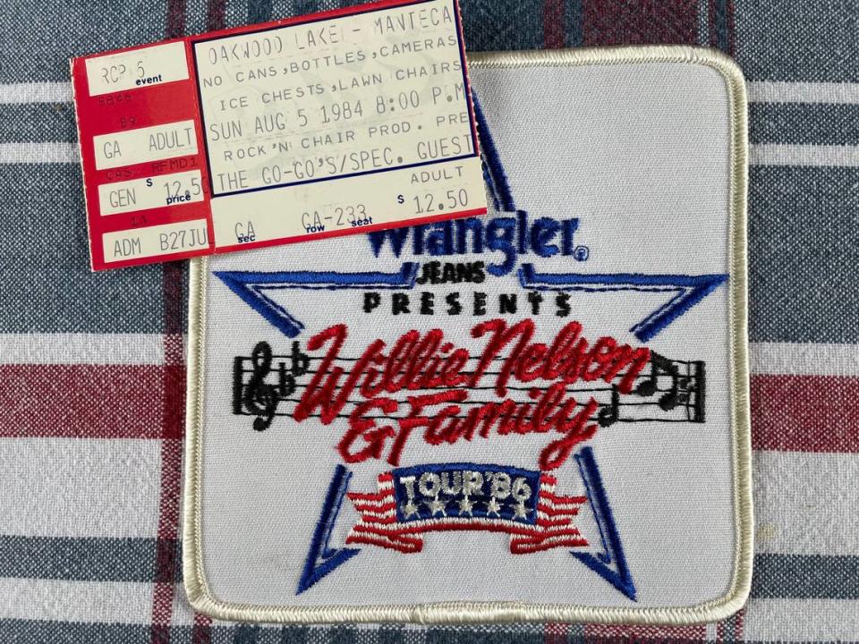 Among the hitmakers who performed at the Manteca Waterslides’ Oakwood Lake Amphitheatre were The Go-Go’s in 1984 and Willie Nelson in 1986.