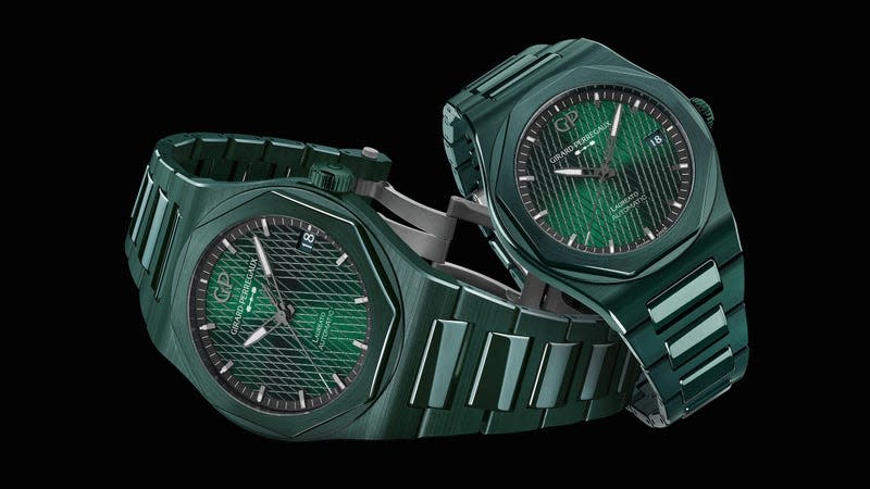 Girard-Perregaux Laureato Green Ceramic Aston Martin Edition