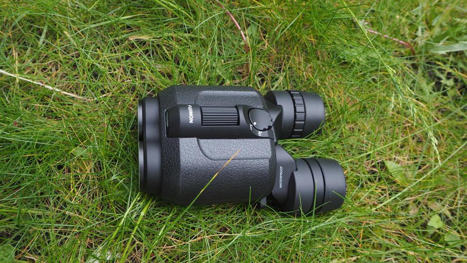 Fujifilm Fujinon Techno-Stabi TS16x28WP binocular on grass