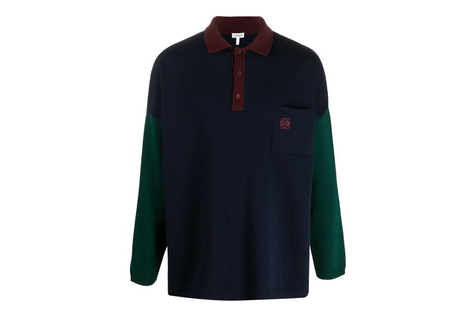 LOEWE knitted polo shirt