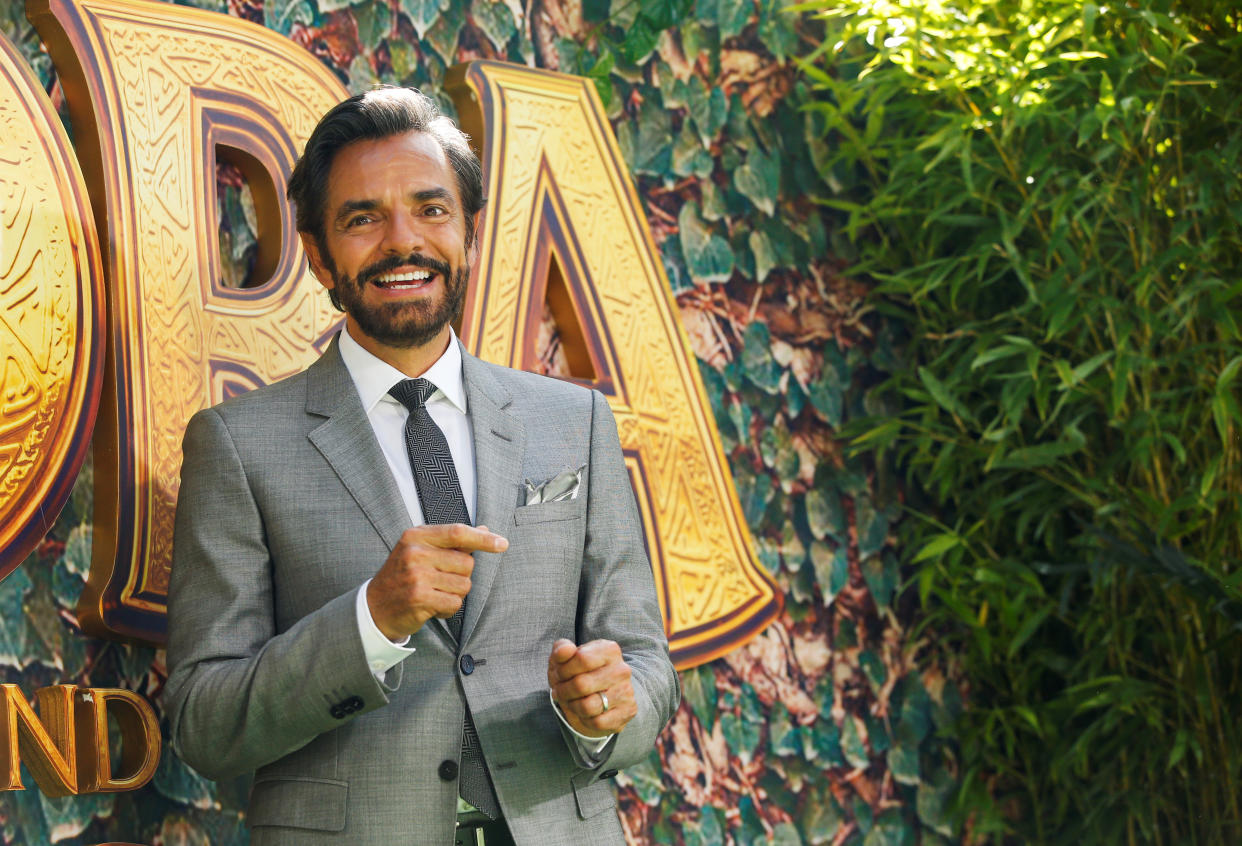 Actor Eugenio Derbez poses for photo at the premiere for the movie 